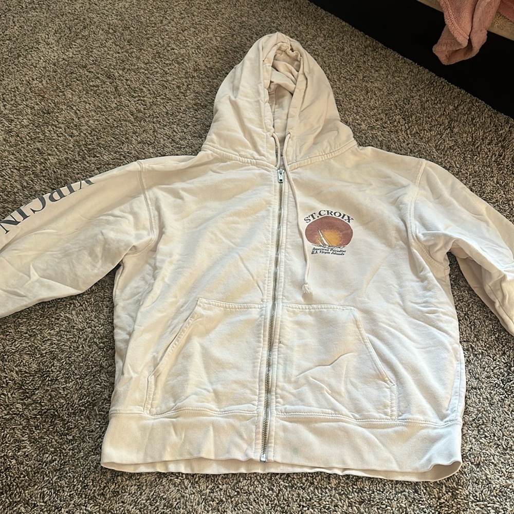 Brandy melville zip up sweatshirt